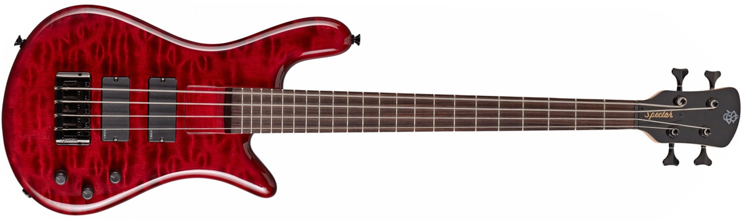 Spector Bantam 4 Diapason Court Active Emg Rw - Black Cherry - Bajo eléctrico de cuerpo sólido - Main picture