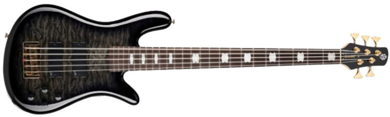 Spector Icon Ns-2 Bolt-on 5-cordes Rw - Black Stain Gloss - Bajo eléctrico de cuerpo sólido - Main picture