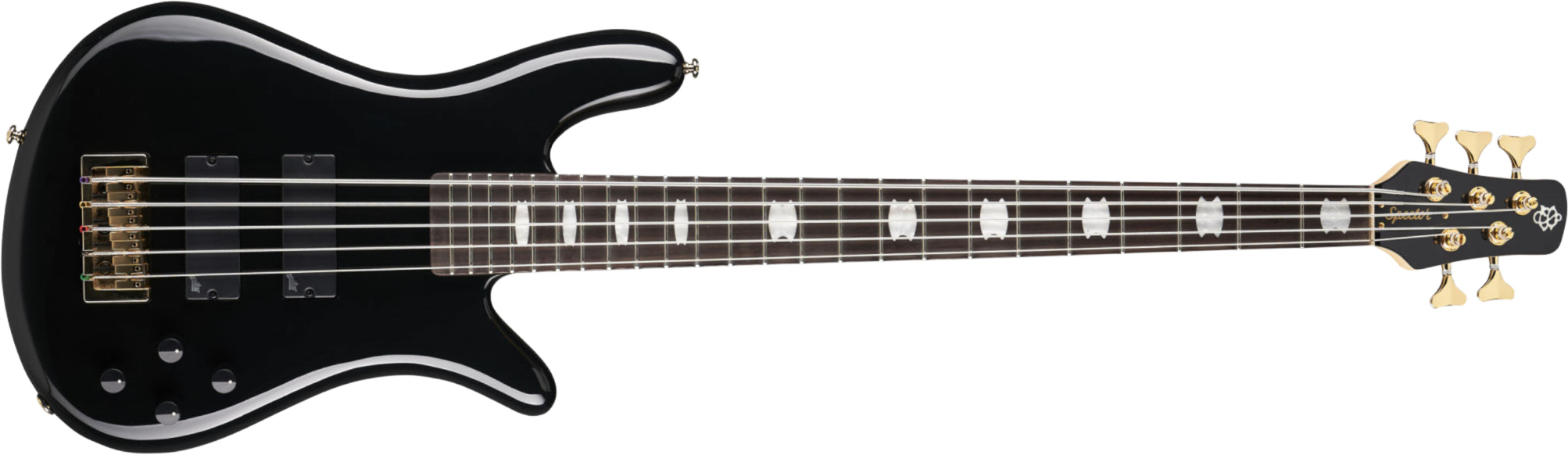 Spector Icon Ns-2 Bolt-on 5-cordes Rw - Black Gloss - Bajo eléctrico de cuerpo sólido - Main picture