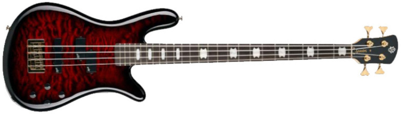 Spector Icon Ns-2 Bolt-on Rw - Black Cherry Gloss - Bajo eléctrico de cuerpo sólido - Main picture