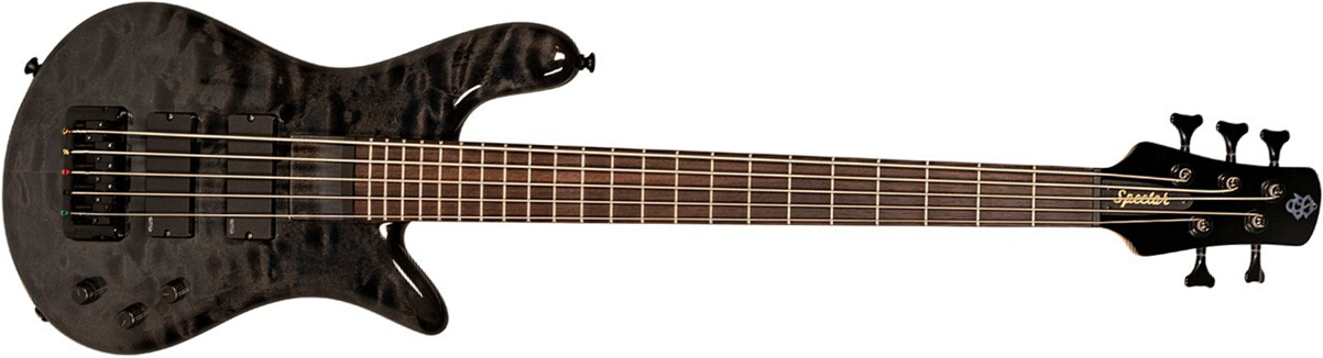 Spector Ns Bantam 5c Diapason Court Active Emg Rw - Black Stain - Bajo eléctrico de cuerpo sólido - Main picture