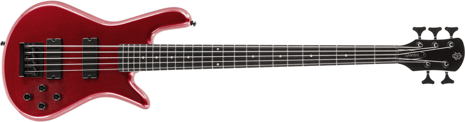 Spector Performer Serie 5 Hh Eb - Metallic Red - Bajo eléctrico de cuerpo sólido - Main picture