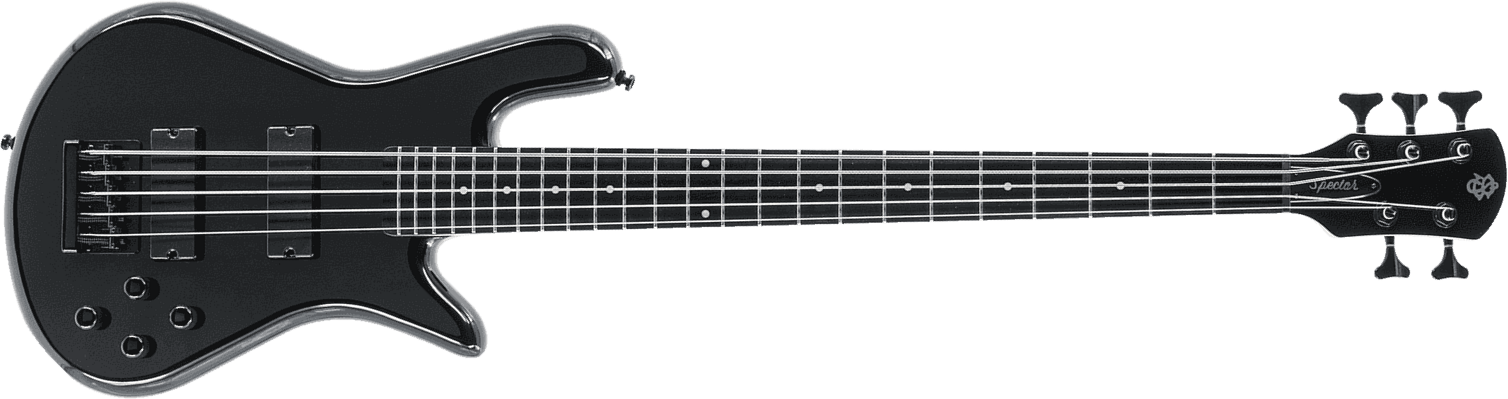 Spector Performer Serie 5 Hh Eb - Black - Bajo eléctrico de cuerpo sólido - Main picture