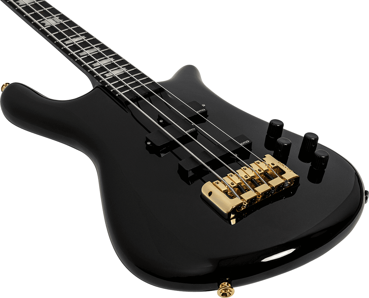 Spector Euro Serie Classic 4 Rw - Solid Black Gloss - Bajo eléctrico de cuerpo sólido - Variation 2