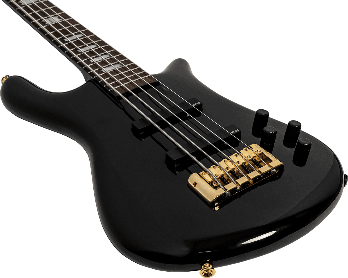 Spector Euro Serie Classic 5 Rw - Solid Black Gloss - Bajo eléctrico de cuerpo sólido - Variation 2