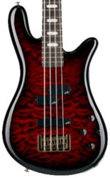 Bajo eléctrico de cuerpo sólido Spector                        Icon NS-2 - Black cherry gloss