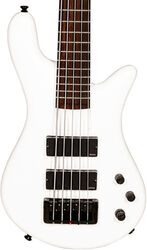 Bajo eléctrico de cuerpo sólido Spector NS Bantam 5 - Solid white