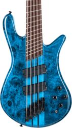 Bajo eléctrico de cuerpo sólido Spector                        Ns Dimension 5 Fishman - Black & blue gloss