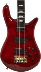 Bajo eléctrico de cuerpo sólido Spector Rudy Sarzo LT4 Euro - Scarlett red gloss