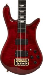 Bajo eléctrico de cuerpo sólido Spector                        Rudy Sarzo LT4 Euro - Scarlett red gloss