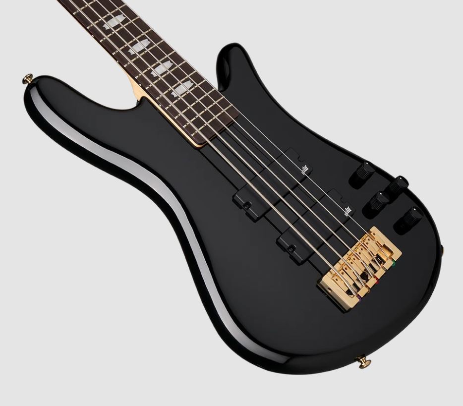 Spector Icon Ns-2 Bolt-on 5-cordes Rw - Black Gloss - Bajo eléctrico de cuerpo sólido - Variation 1