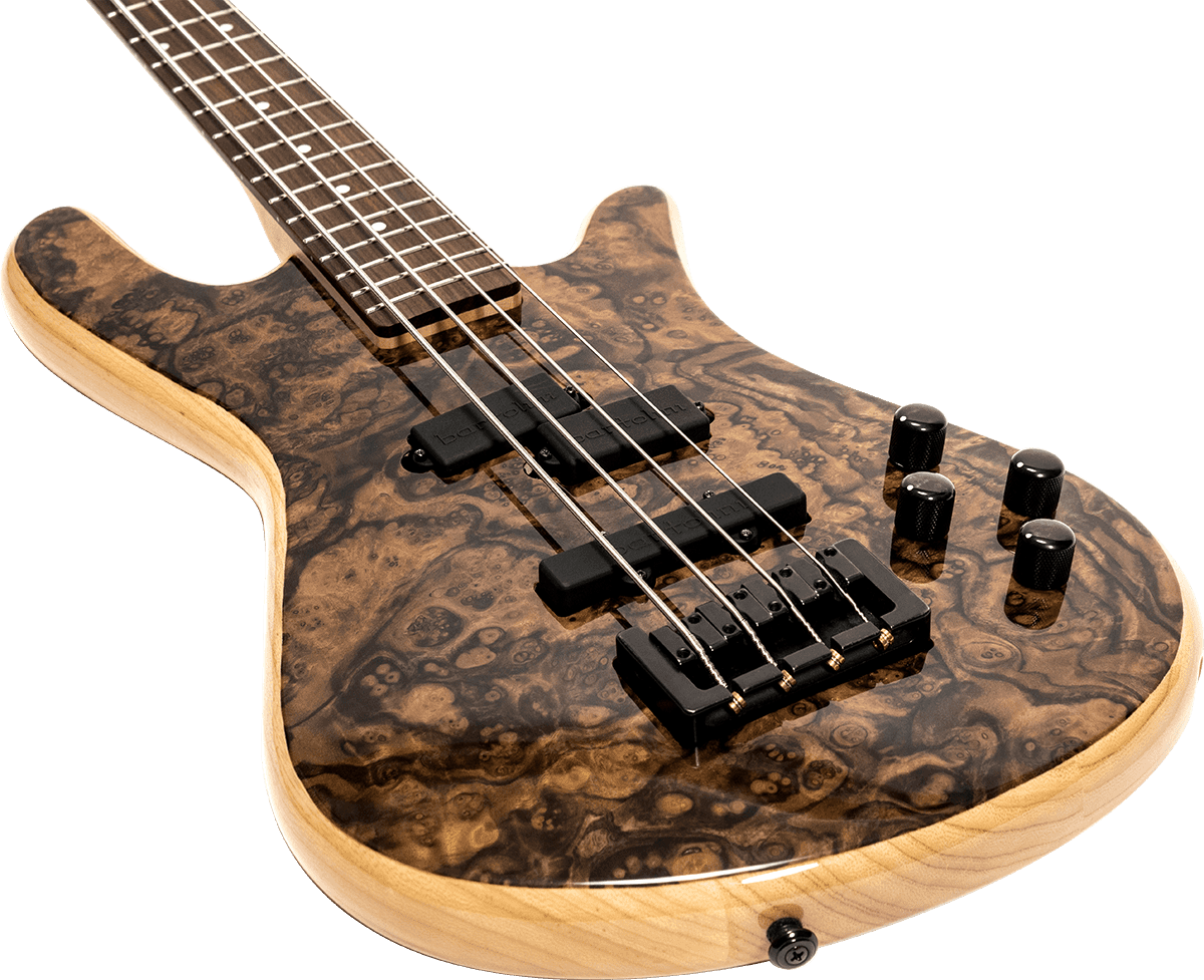 Spector Legend Serie Classic 4 Pf - Walnut Burl - Bajo eléctrico de cuerpo sólido - Variation 2