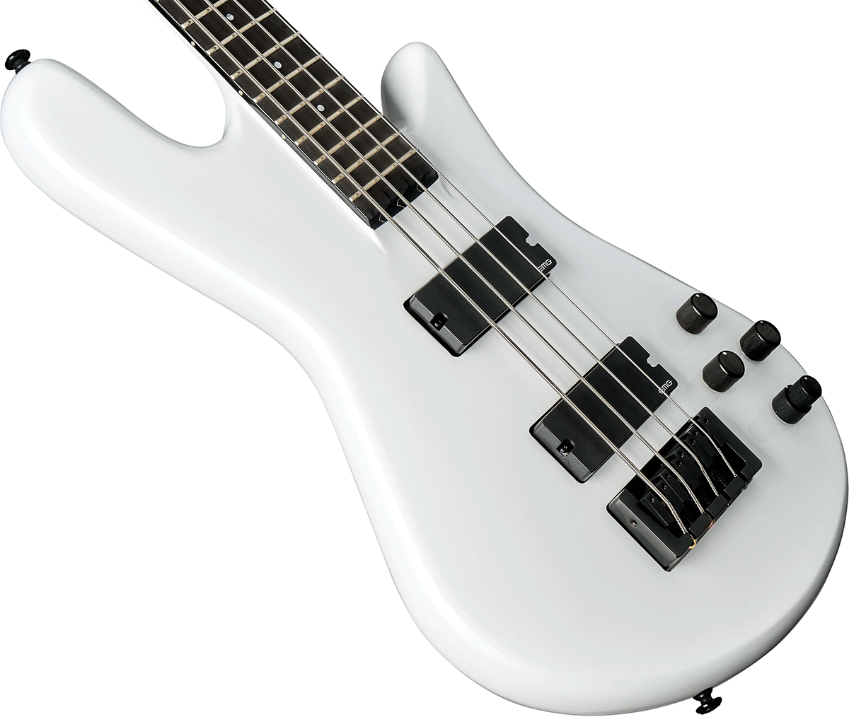 Spector Ns Ethos Hp 4 Eb - Metallic White - Bajo eléctrico de cuerpo sólido - Variation 2