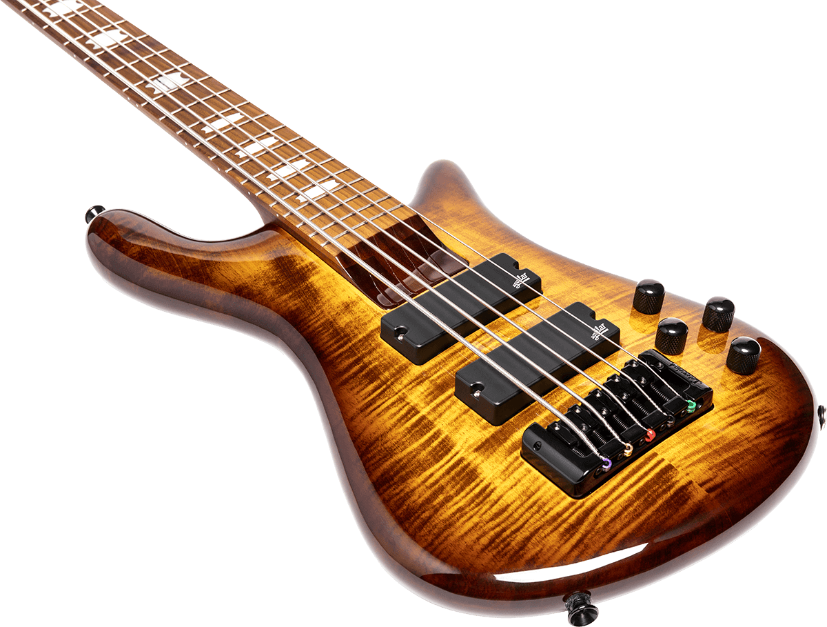 Spector Ns Eurobolt 5c Active Aguilar Mn - Tobacco Sunburst - Bajo eléctrico de cuerpo sólido - Variation 2