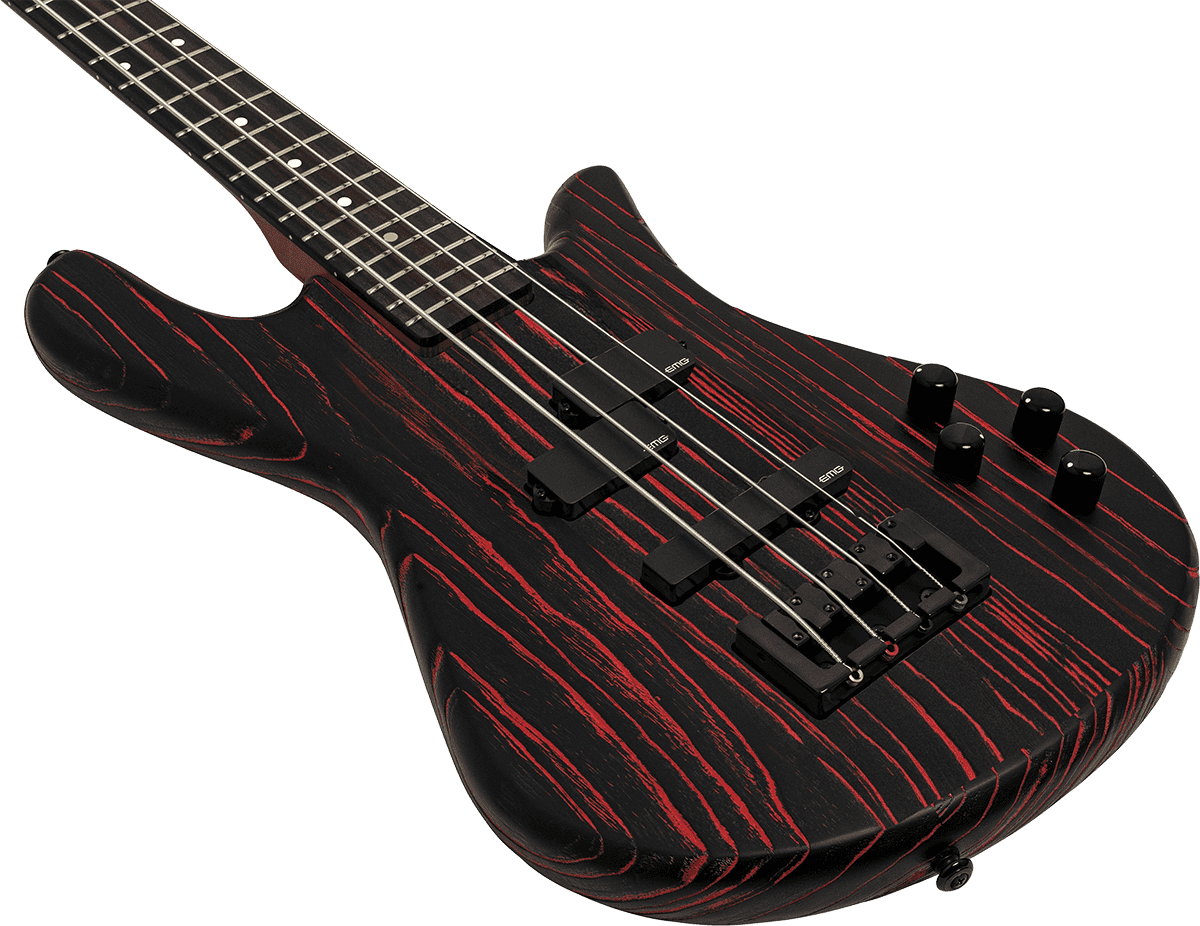 Spector Ns Pulse I 4c Lh Gaucher Active Emg Eb - Cinder Red - Bajo eléctrico de cuerpo sólido - Variation 2