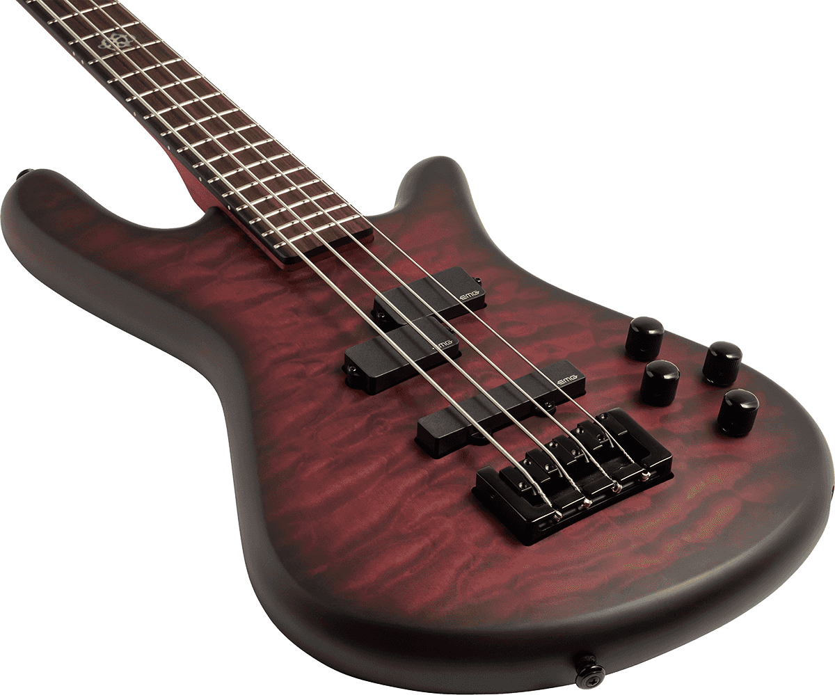 Spector Ns Pulse Ii 4c Active Emg Eb - Black Cherry Matte - Bajo eléctrico de cuerpo sólido - Variation 2