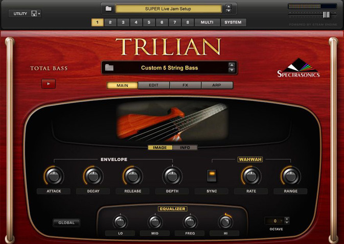 Spectrasonics Trilian - Sound Librerias y sample - Main picture