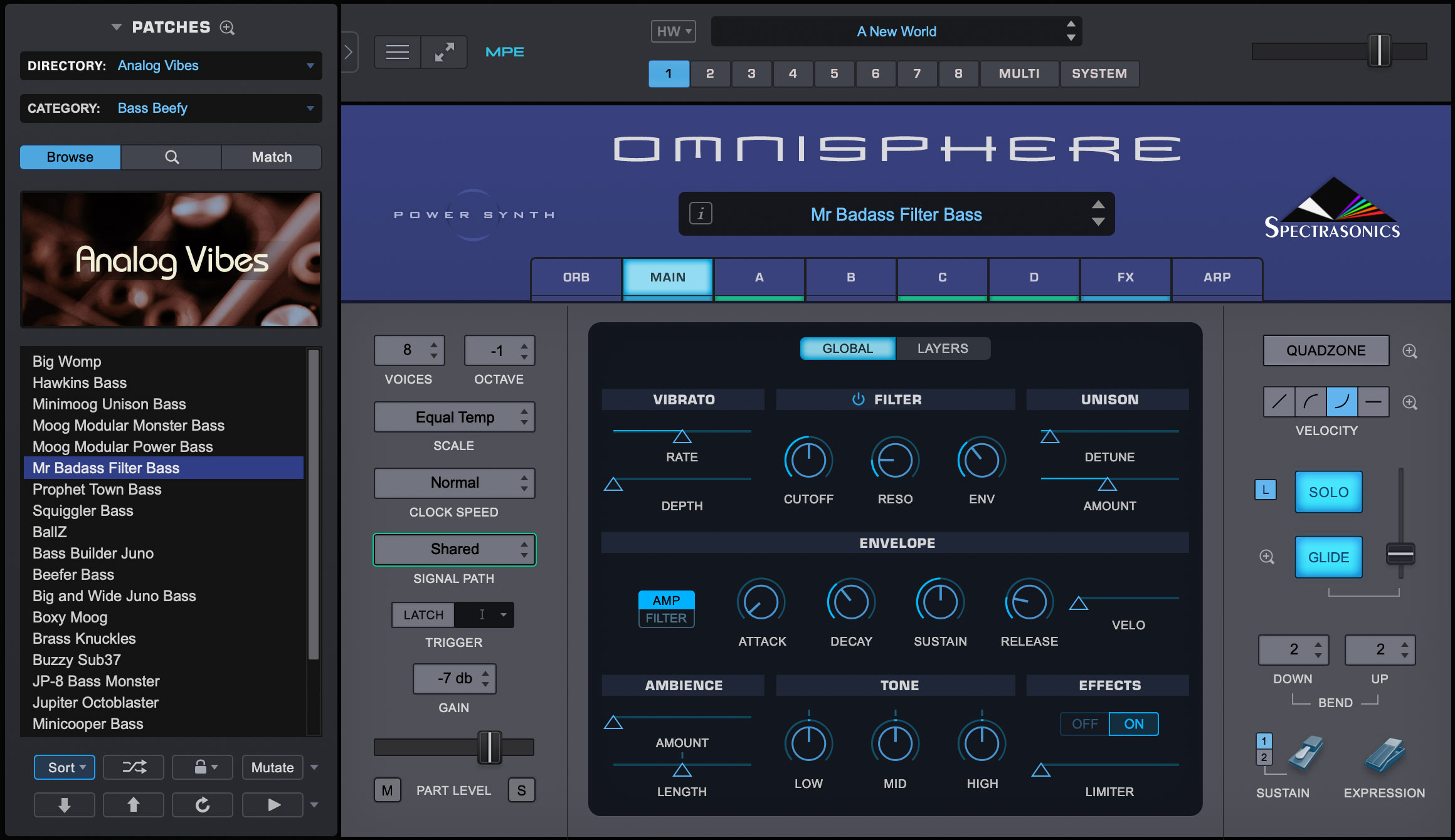 Spectrasonics Omnisphere 3 - Sound Librerias y sample - Variation 1