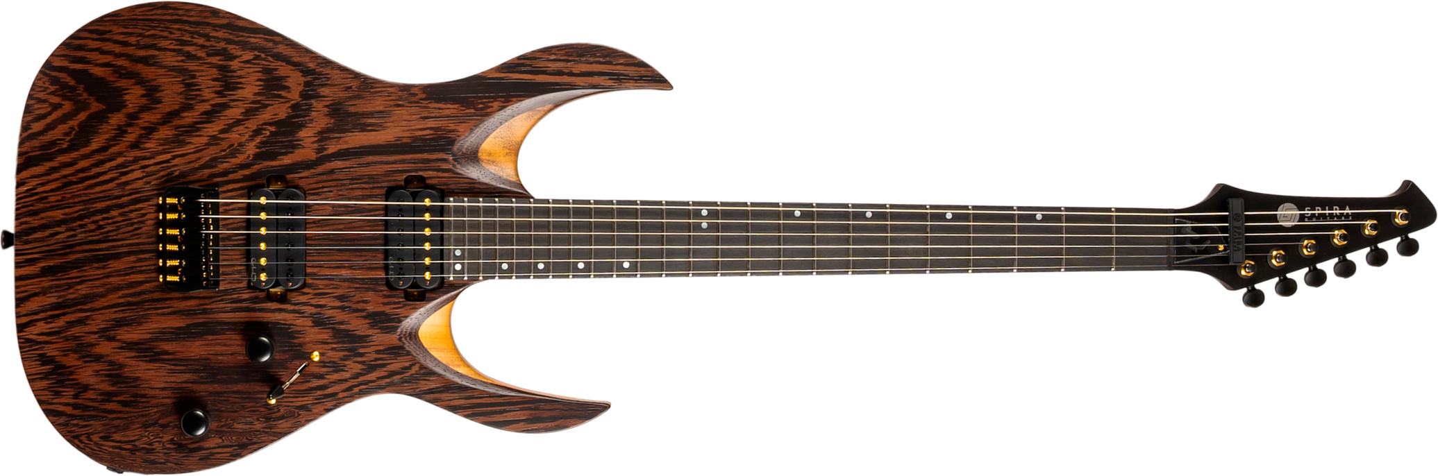 Spira Guitars S1000 Pro 2h Ht Eb - Satin Natural - Guitarra eléctrica con forma de str. - Main picture