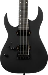 Guitarra eléctrica barítono Spira guitars S-407 MBK LH 7-string - satin black