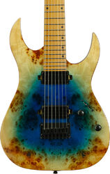 Guitarra eléctrica barítono  Spira guitars S-507 PBS E Ltd (7-String, Baritone) - Fireburst