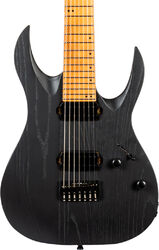 Guitarra eléctrica barítono  Spira guitars S-607 ABK (7-String, Baryton) - Stained Black