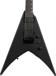 Guitarra electrica metalica Spira guitars V-400 MBK - Satin black