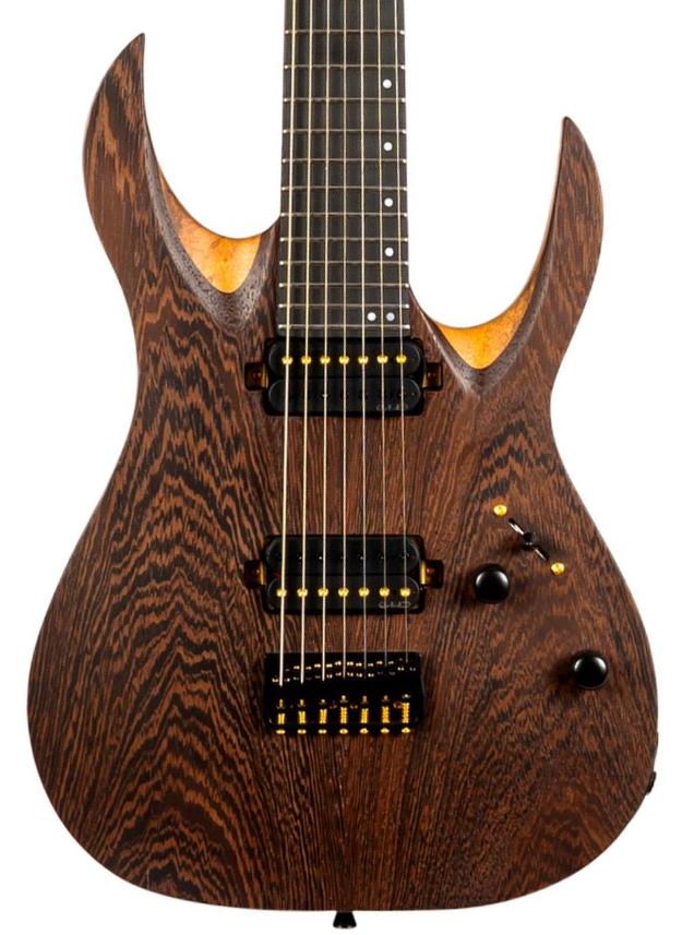 Guitarra eléctrica barítono  Spira guitars Pro S-1007 7-String - satin natural
