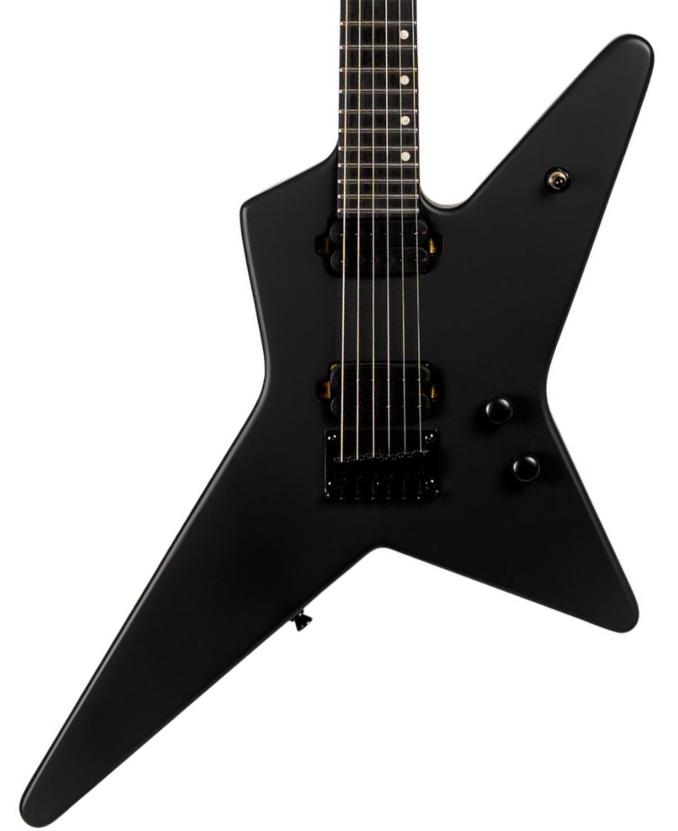 Guitarra electrica metalica Spira guitars SR-400 MBK - Black satin