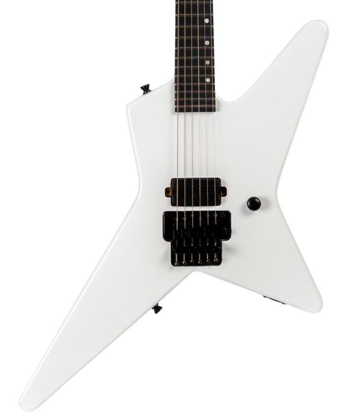Guitarra electrica metalica Spira guitars SR-420 WH - White satin