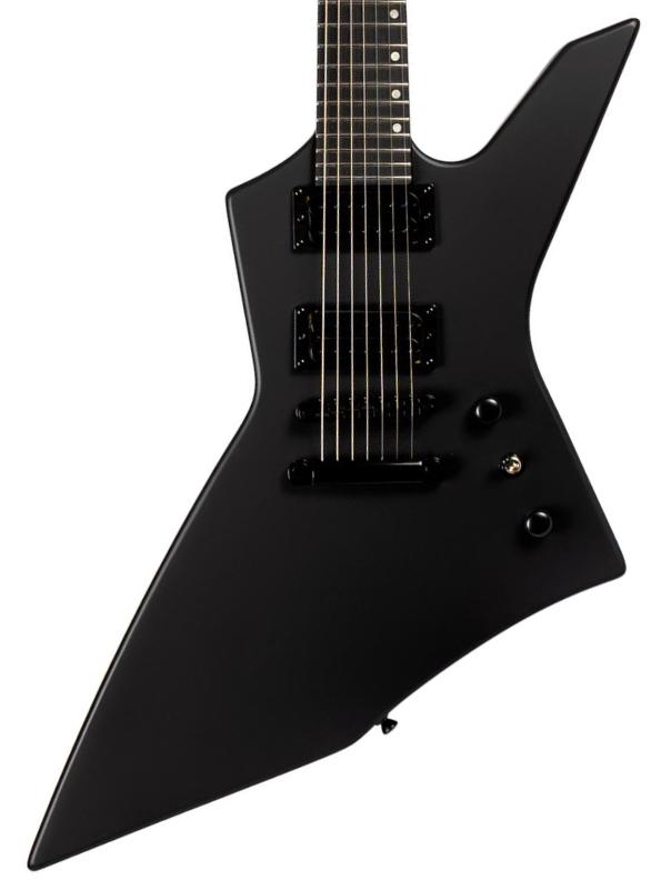 Guitarra electrica metalica Spira guitars X-407 MGR 7-String - Black satin