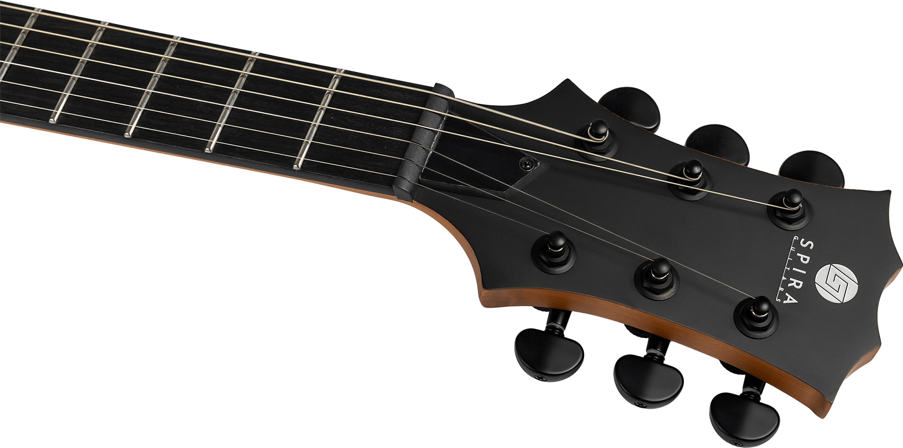 Spira Guitars L400 Mhw 2h Ht Eb - White Satin - Guitarra electrica metalica - Variation 4