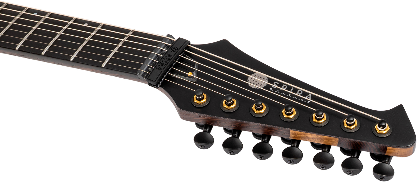 Spira Guitars S1007 Pro 7c Baryton 2h Ht Eb - Satin Natural - Guitarra eléctrica barítono - Variation 5