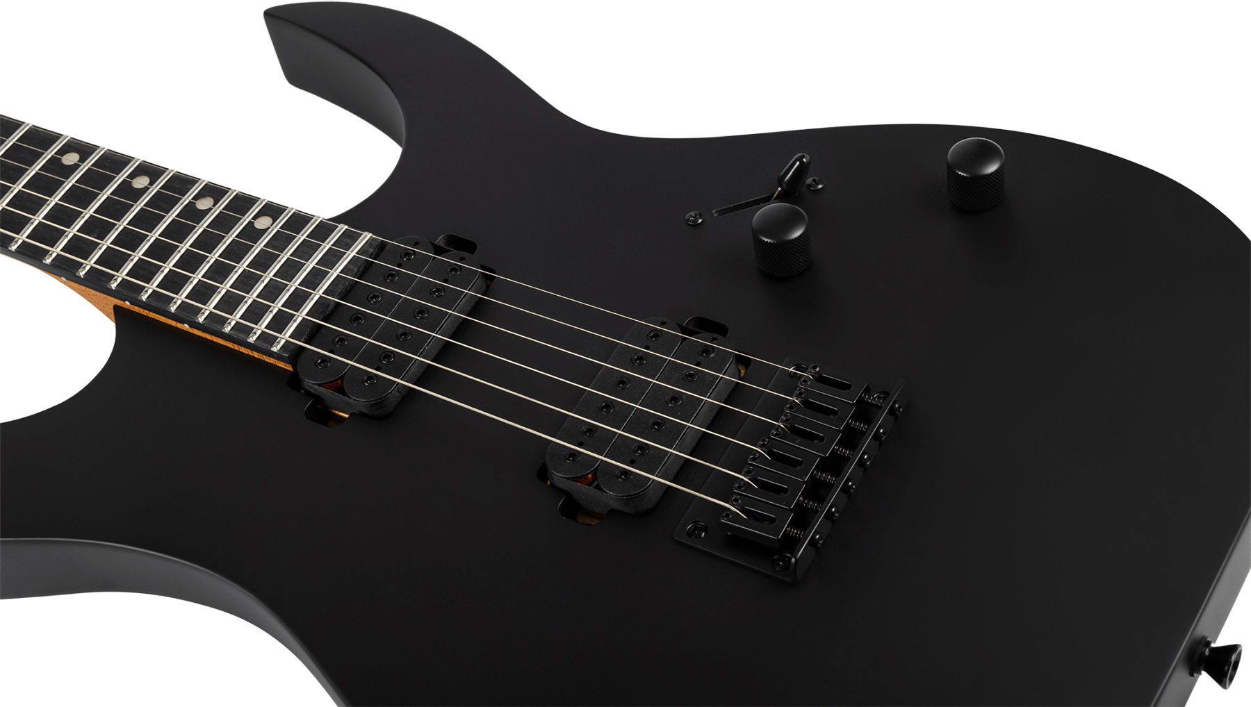 Spira Guitars S400 Mbk 2h Ht Eb - Guitarra electrica metalica - Variation 3