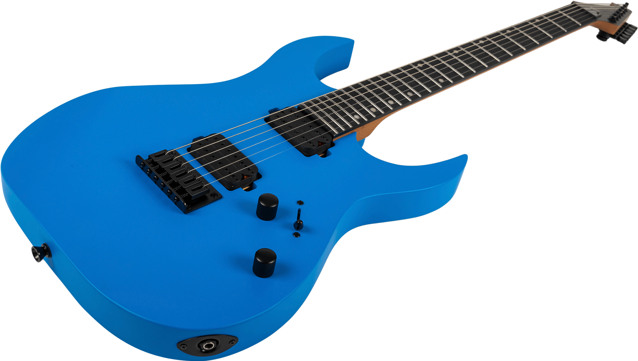 Spira Guitars S400 Mbl 2h Ht Eb - Blue Satin - Guitarra electrica metalica - Variation 2
