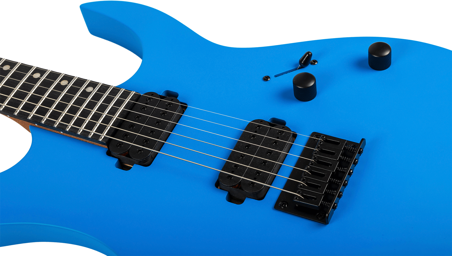 Spira Guitars S400 Mbl 2h Ht Eb - Blue Satin - Guitarra electrica metalica - Variation 3