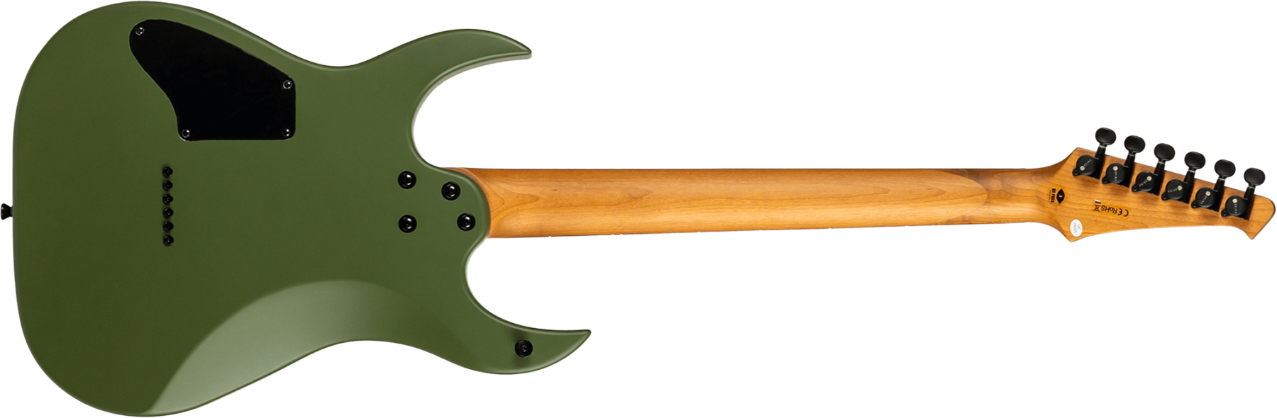 Spira Guitars S400 Mgr 2h Ht Eb - Satin Dark Green - Guitarra electrica metalica - Variation 1