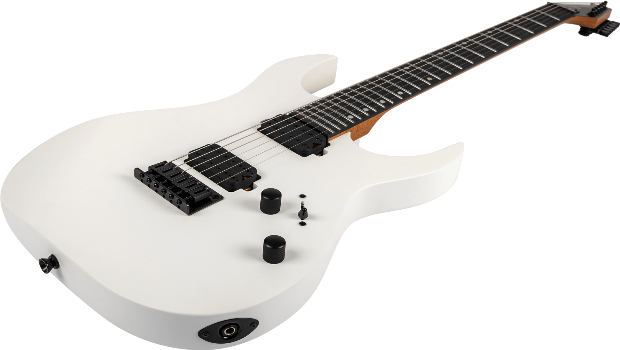 Spira Guitars S400 Mwh 2h Ht Eb - Satin White - Guitarra eléctrica con forma de str. - Variation 2