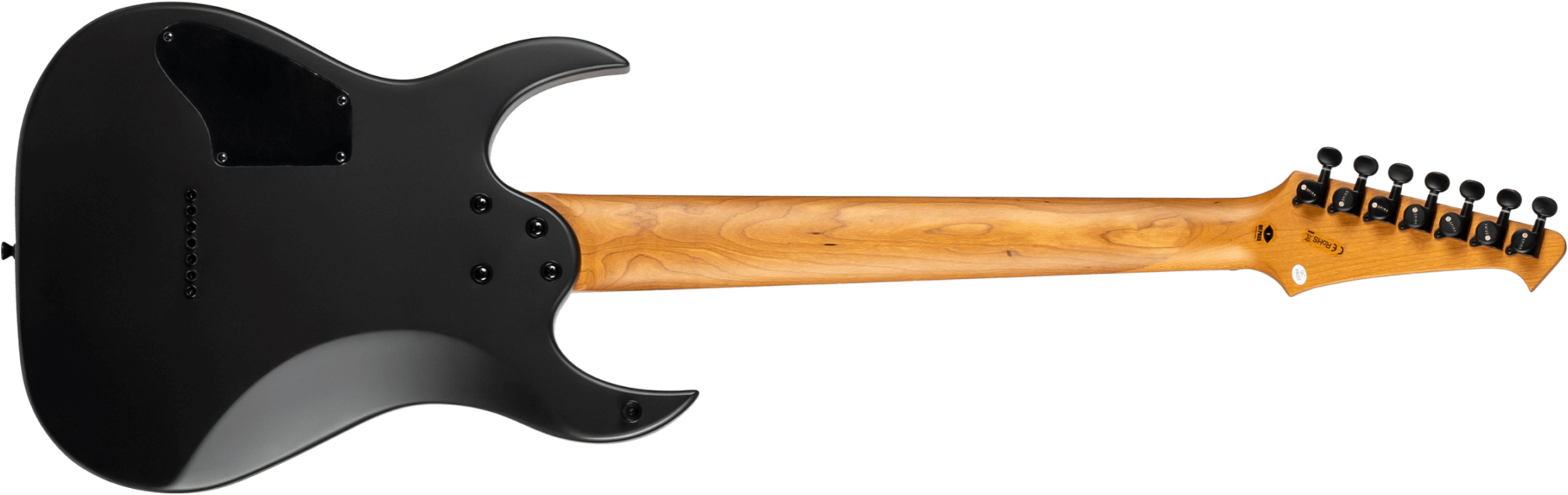 Spira Guitars S407 Mbk 7c Baryton 2h Ht Eb - Satin Black - Guitarra eléctrica barítono - Variation 1