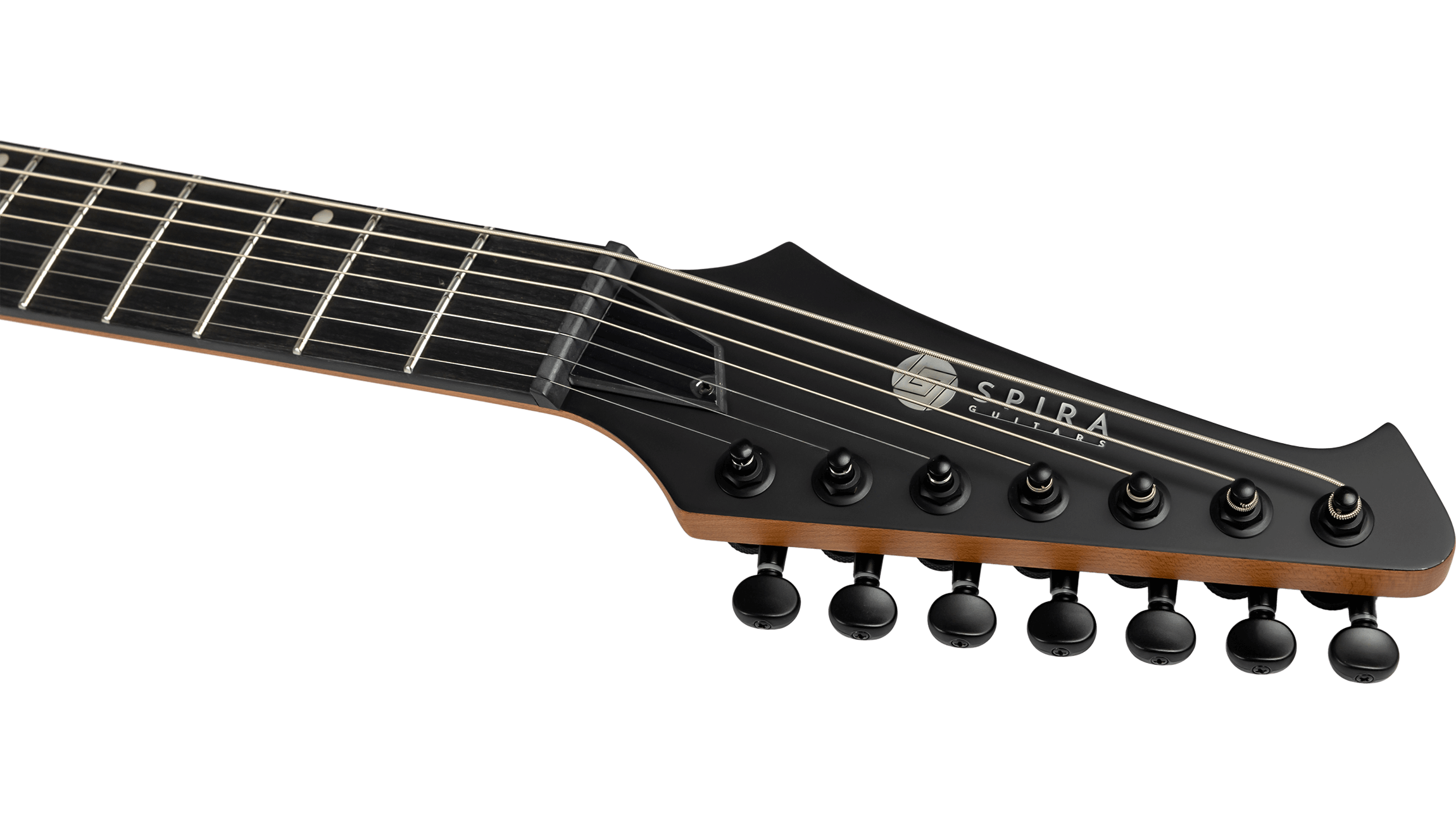 Spira Guitars S407 Mwr 7c Baryton 2h Ht Eb - Wine Red Satin - Guitarra eléctrica barítono - Variation 4