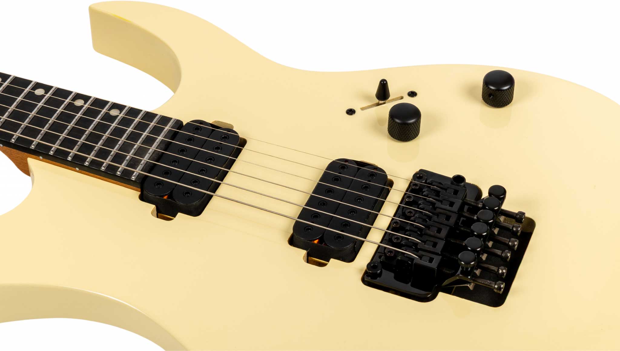 Spira Guitars S420 Awh 2h Fr Eb - Alpine White - Guitarra eléctrica con forma de str. - Variation 3