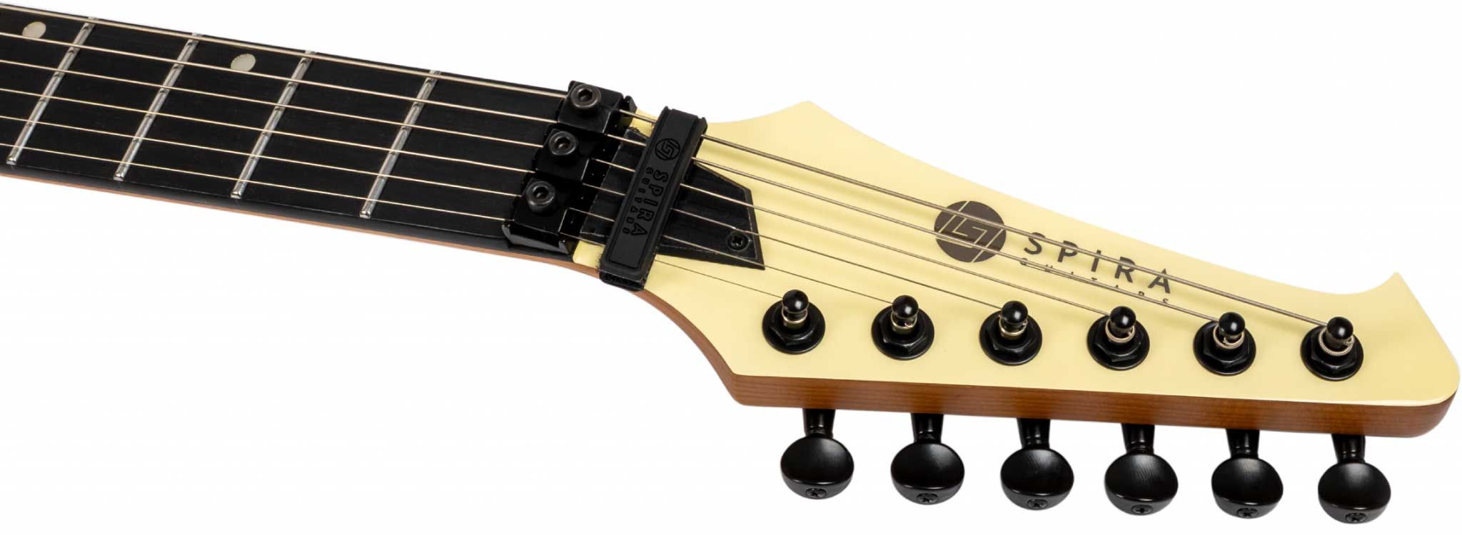 Spira Guitars S420 Awh 2h Fr Eb - Alpine White - Guitarra eléctrica con forma de str. - Variation 4