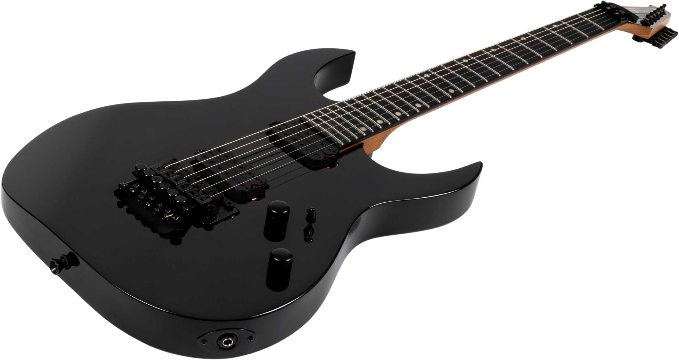 Spira Guitars S420 Bk 2h Fr Eb - Black - Guitarra eléctrica con forma de str. - Variation 2