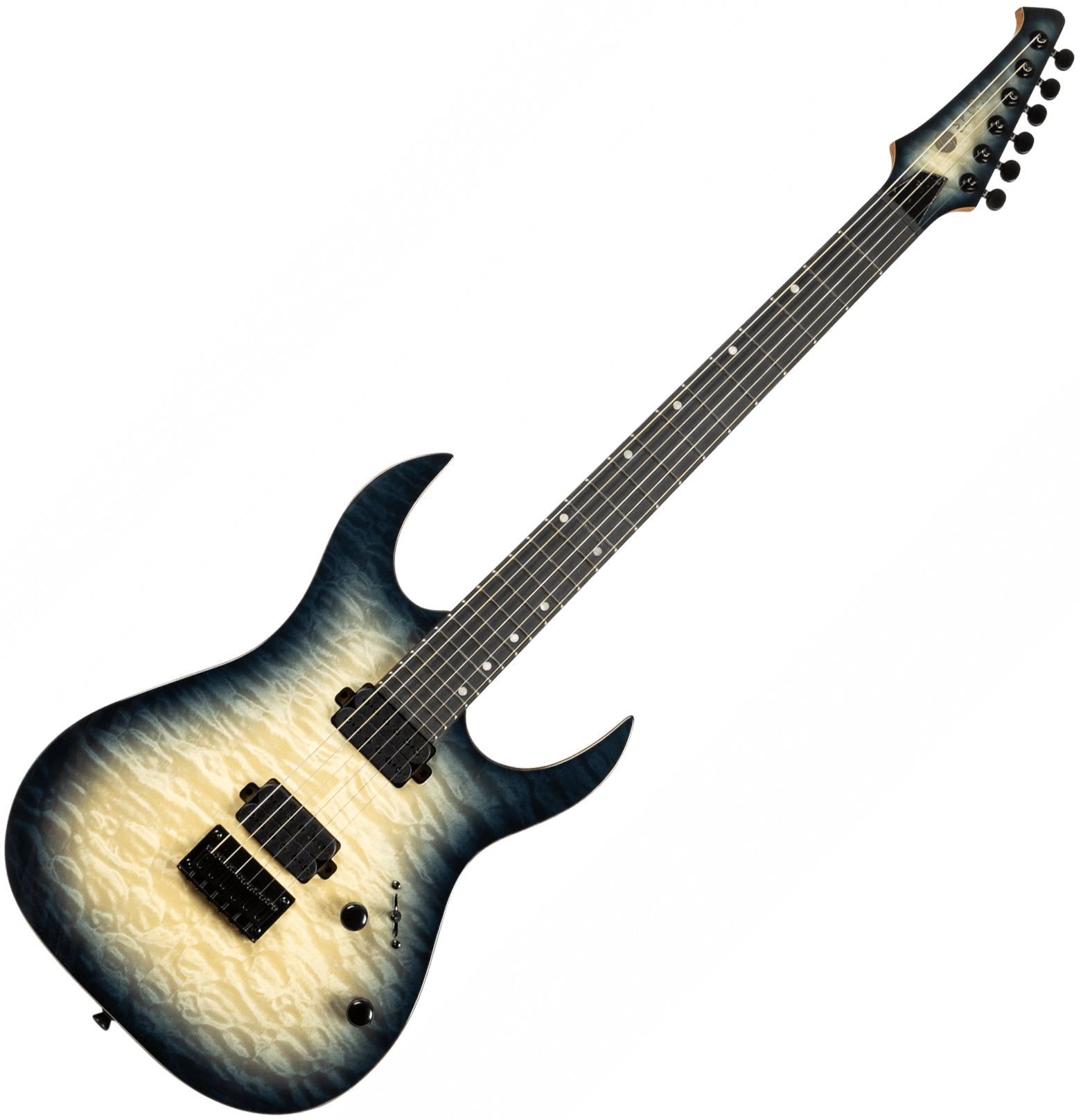 Spira Guitars S500q Gye E 2h Ht Eb - Trans Grey - Guitarra electrica metalica - Variation 1