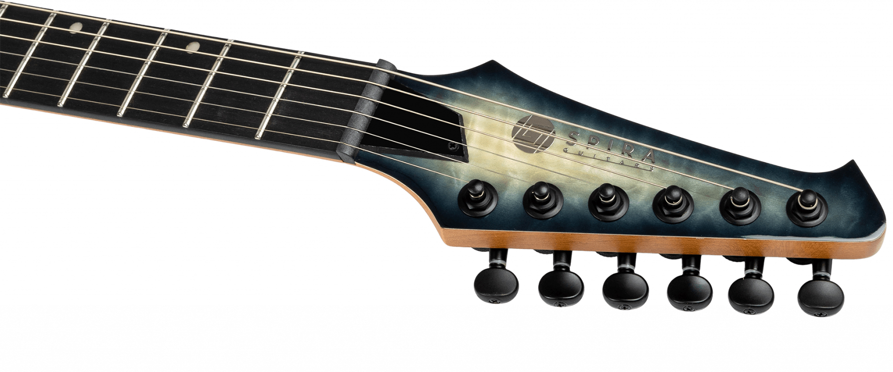 Spira Guitars S500q Gye E 2h Ht Eb - Trans Grey - Guitarra electrica metalica - Variation 5