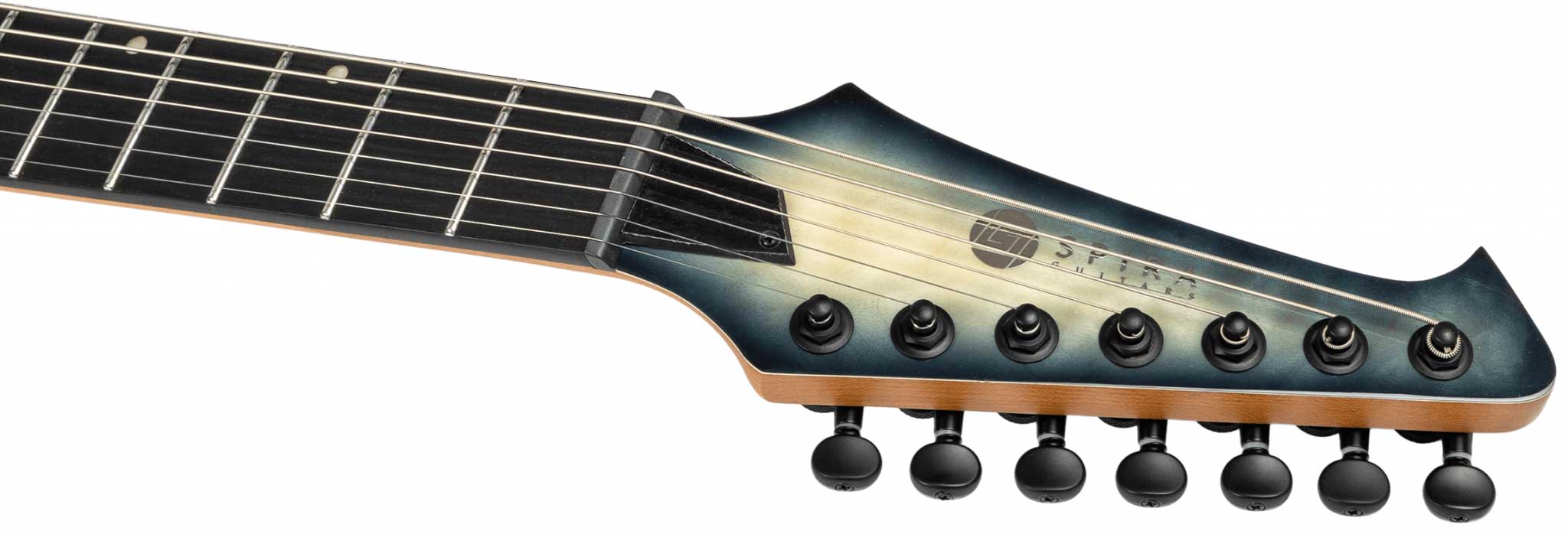 Spira Guitars S507 Qgy E 7c Baritone 2h Ht Eb - Trans Grey - Guitarra eléctrica de 7 cuerdas - Variation 5