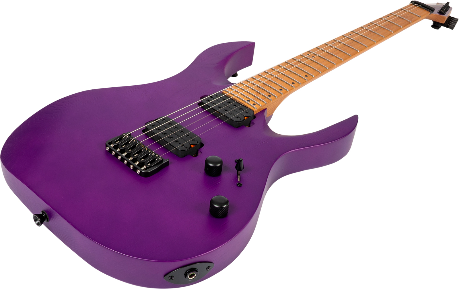 Spira Guitars S600 App 2h Ht Eb - Stained Purple - Guitarra eléctrica con forma de str. - Variation 2