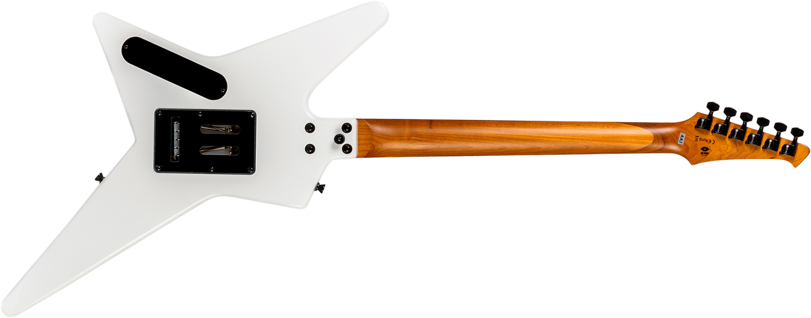 Spira Guitars Sr420 Wh 1h Fr Eb - White Satin - Guitarra electrica metalica - Variation 1