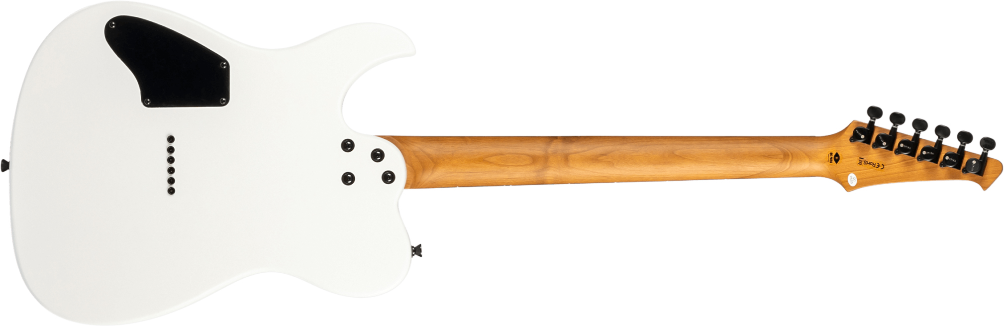 Spira Guitars T400 Mwr 2h Ht Eb - Satin White - Guitarra eléctrica con forma de str. - Variation 1