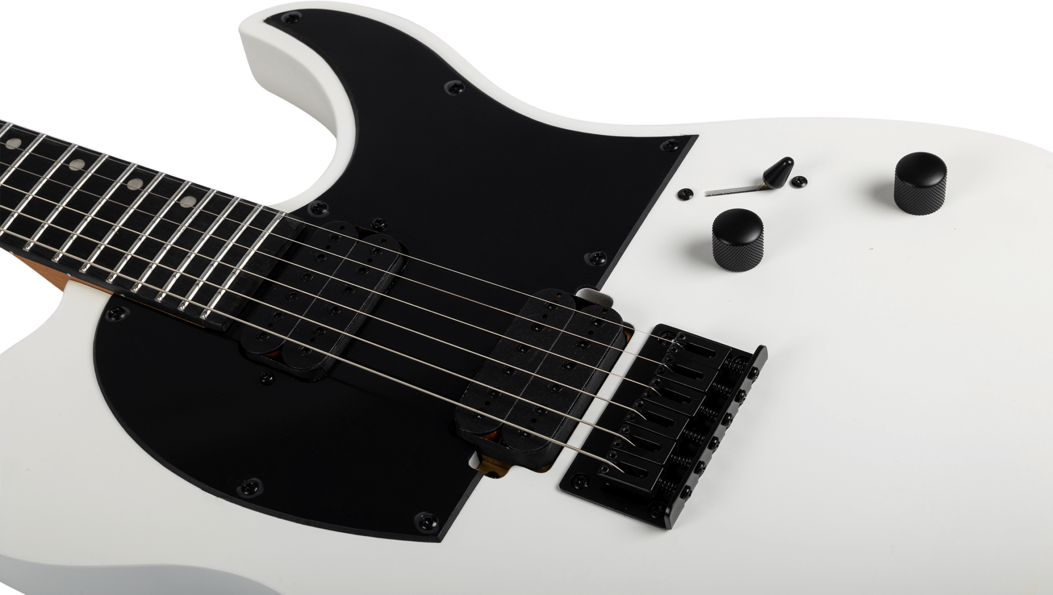 Spira Guitars T400 Mwr 2h Ht Eb - Satin White - Guitarra eléctrica con forma de str. - Variation 4